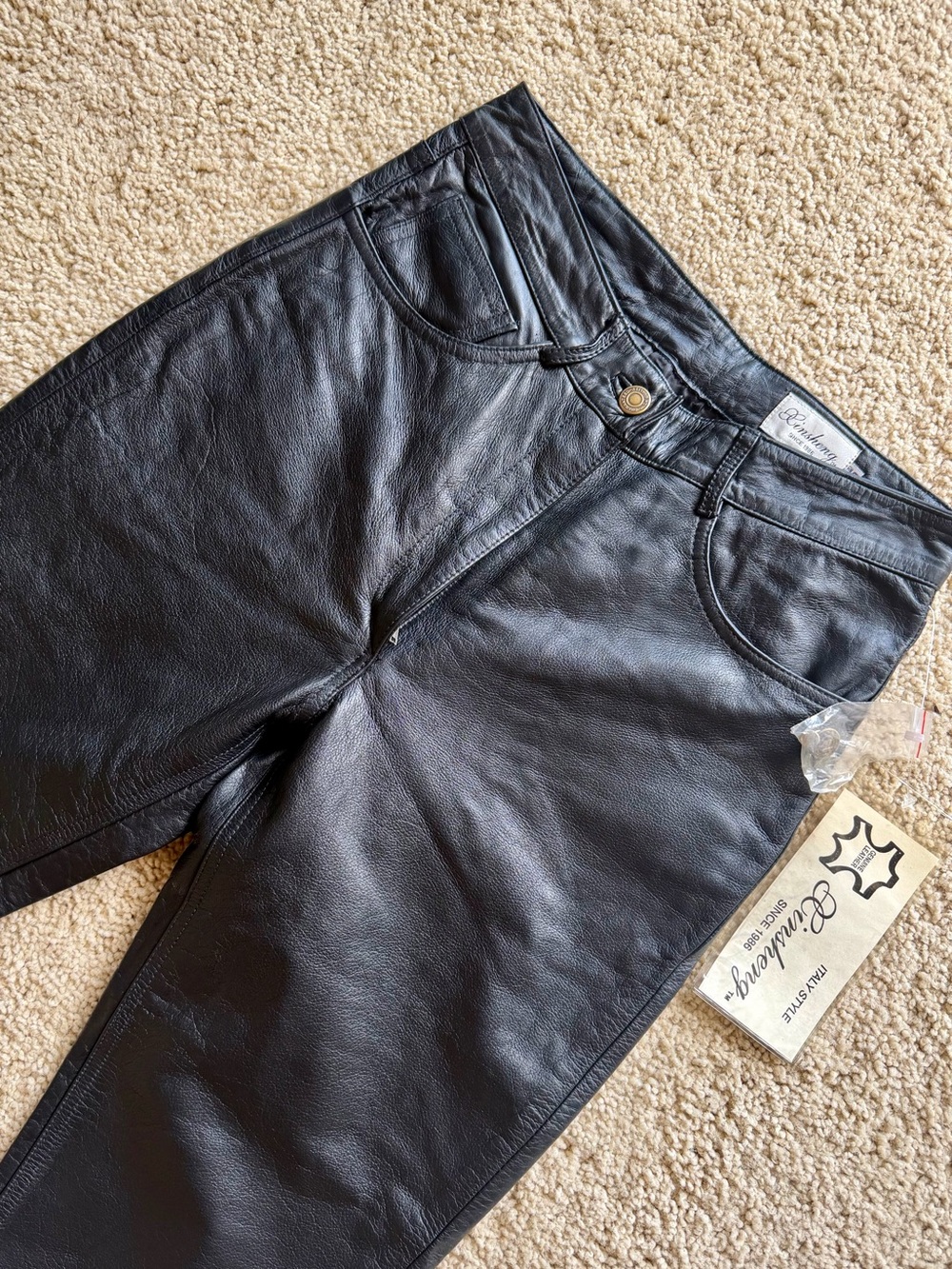 Brand New Vintage Genuine Leather Woman's
Pants